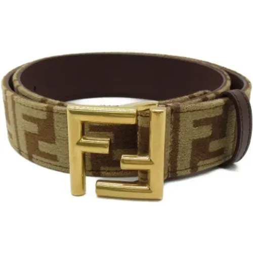 Pre-owned Belts, female, , Size: ONE SIZE Pre-owned Leather belts - Fendi Vintage - Modalova