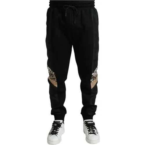 Sweatpants, male, , Size: 2XL Slim Stretch Jogger Pants - Dolce & Gabbana - Modalova