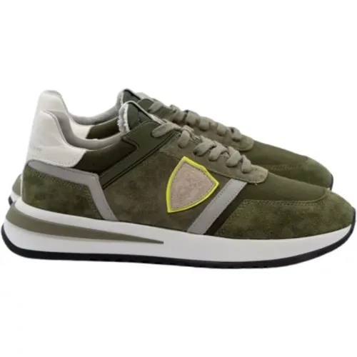 Gemischte Wildleder Tropez Sneakers , Herren, Größe: 41 EU - Philippe Model - Modalova