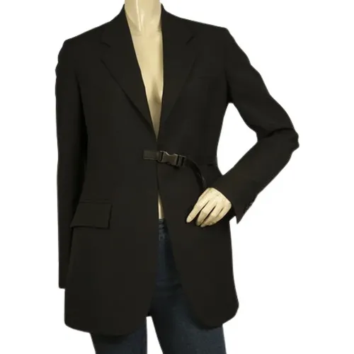 Pre-owned Wool Jacket , female, Sizes: M - Prada Vintage - Modalova