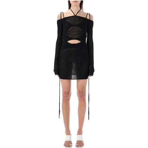 Summer Dress , female, Sizes: S, L - Andrea Adamo - Modalova