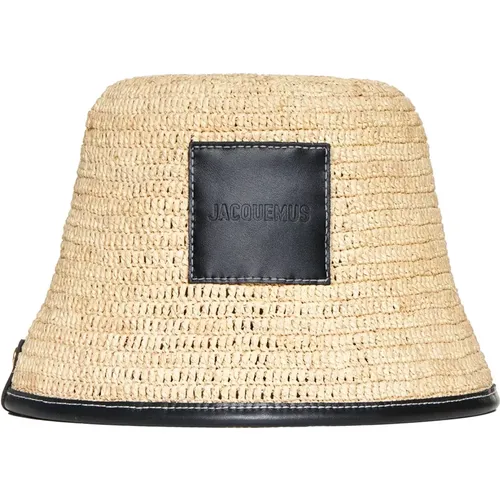 Black Hats for a Stylish Look , male, Sizes: 58 CM, 60 CM - Jacquemus - Modalova