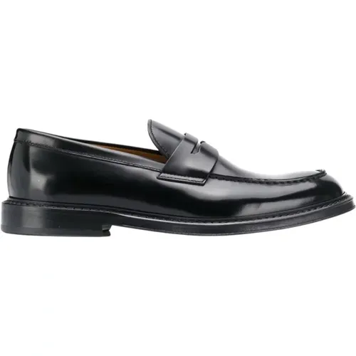 Stylish Penny Moc Loafers for Men , male, Sizes: 8 UK, 8 1/2 UK - Doucal's - Modalova