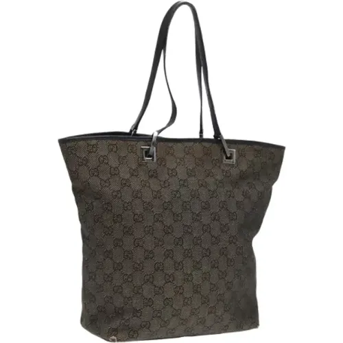 Pre-owned Tote Bags, female, , Size: ONE SIZE Pre-owned Canvas gucci-bags - Gucci Vintage - Modalova