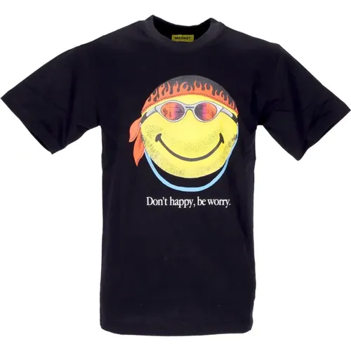 T-Shirts, male, , Size: M Smiley Mens Tee - Market - Modalova