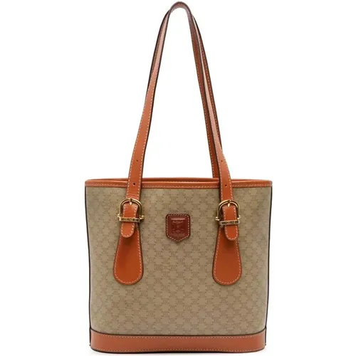 Pre-owned Tote Bags, female, , Size: ONE SIZE Pre-owned Elegant Tote Bag - Celine Vintage - Modalova