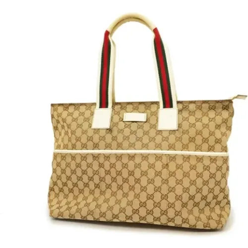 Pre-owned Canvas gucci-bags , female, Sizes: ONE SIZE - Gucci Vintage - Modalova