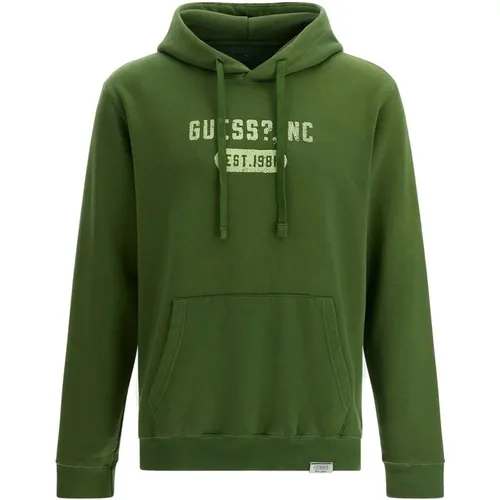 Hooded Sweatshirt , male, Sizes: S - Guess - Modalova