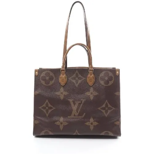 Pre-owned Tote Bags, female, , Size: ONE SIZE Pre-owned Canvas handbags - Louis Vuitton Vintage - Modalova