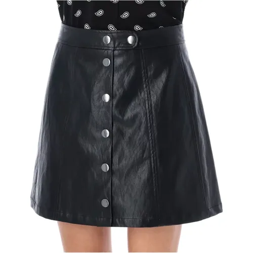 Mini Skirt with Button Closure , female, Sizes: M - A.p.c. - Modalova