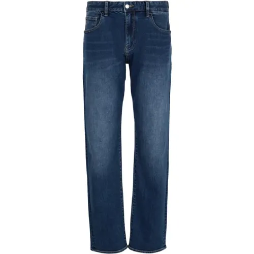 Slim Dark Jeans Ss24 , male, Sizes: W40, W32, W38, W36, W34, W29, W30, W31, W33 - Armani Exchange - Modalova
