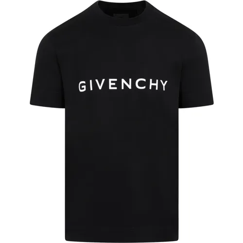 Logo T-Shirt Crew Neck Short Sleeve , male, Sizes: M, XL, L, S, 2XL - Givenchy - Modalova