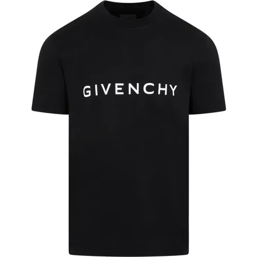 Logo T-Shirt Crew Neck Short Sleeve , male, Sizes: M, XL, L, S - Givenchy - Modalova