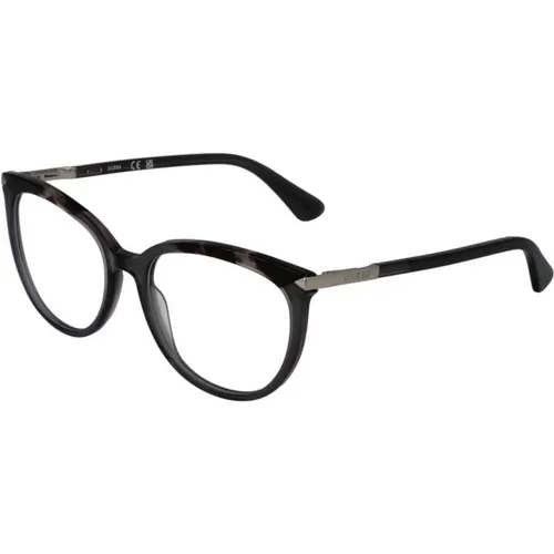 Glasses, female, , Size: ONE SIZE Round Tortoise Optical Frames - Guess - Modalova