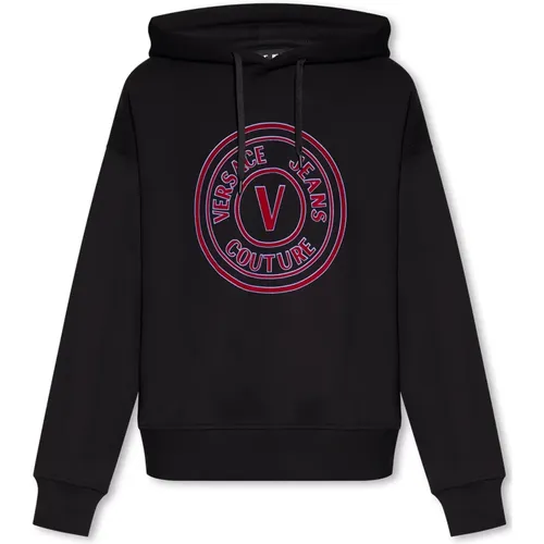 Bedruckter Hoodie , Herren, Größe: S - Versace Jeans Couture - Modalova