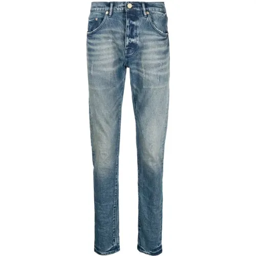 Mid Indigo Western Slim-fit Jeans,Stilvolle Jeanskollektion - Purple Brand - Modalova