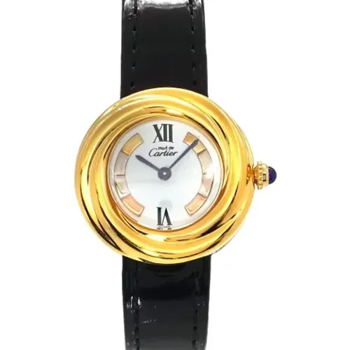 Pre-owned Watches, female, , Size: ONE SIZE Pre-owned Silver watches - Cartier Vintage - Modalova