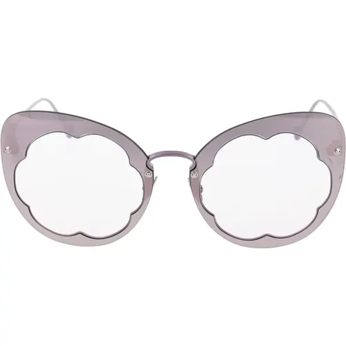 Blumige Sonnenbrille Sf178Sm , Damen, Größe: 63 MM - Salvatore Ferragamo - Modalova