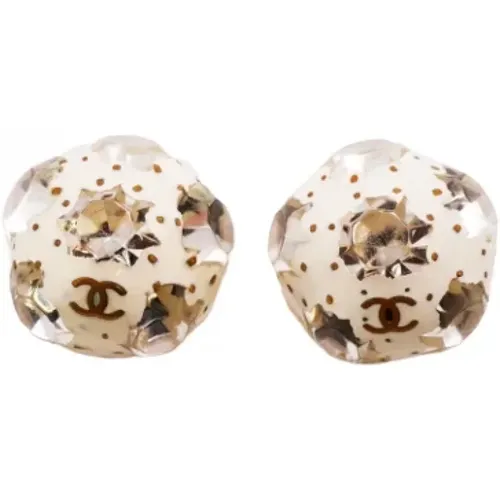 Pre-owned Jewellery, female, , Size: ONE SIZE Pre-owned Fabric earrings - Chanel Vintage - Modalova