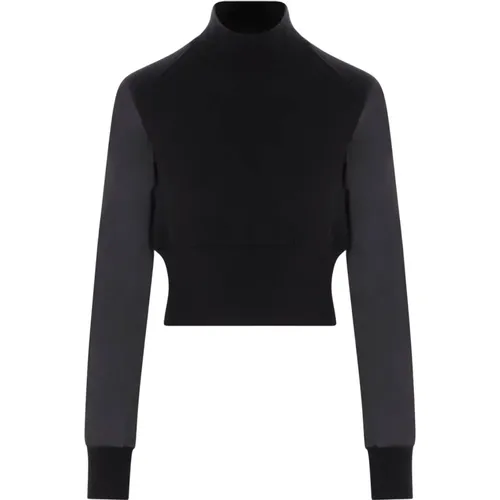 Wool Cropped Sweater , female, Sizes: S - Noir Kei Ninomiya - Modalova