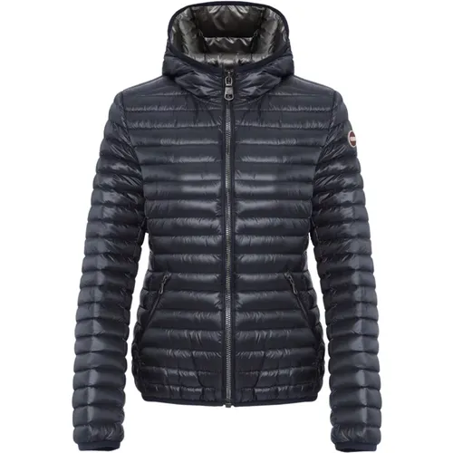 Blaue Ss22 Damen Daunenjacke , Damen, Größe: M - Colmar - Modalova