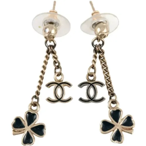 Pre-owned Jewellery, female, , Size: ONE SIZE Pre-owned Metal earrings - Chanel Vintage - Modalova