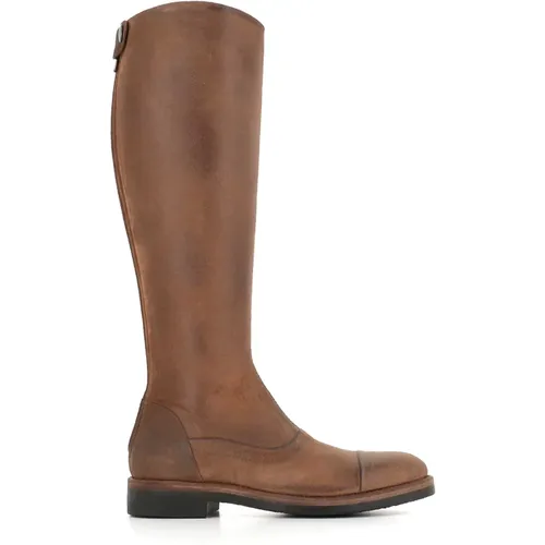 Leather Boots with Zipper Closure , female, Sizes: 7 UK, 3 UK, 6 UK - Alberto Fasciani - Modalova
