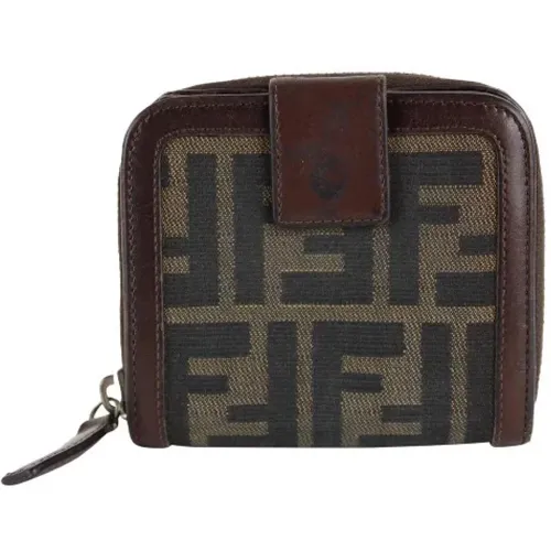 Pre-owned Wallets, female, , Size: ONE SIZE Pre-owned Leather wallets - Fendi Vintage - Modalova