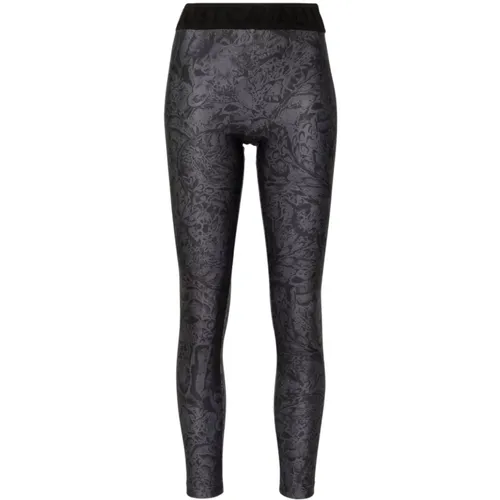 Grey Trousers with ***cv Detail , female, Sizes: 2XS, 3XS, XS - Just Cavalli - Modalova