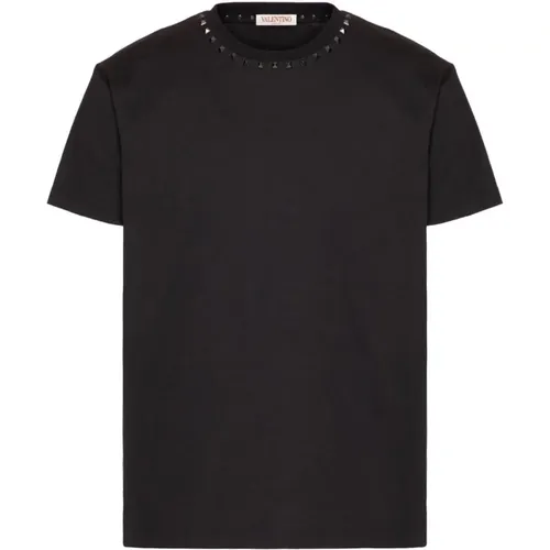 Untitled Stud T-Shirt , male, Sizes: M - Valentino - Modalova