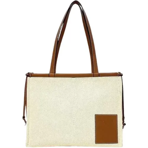 Pre-owned Tote Bags, female, , Size: ONE SIZE Pre-owned Canvas handbags - Loewe Pre-owned - Modalova