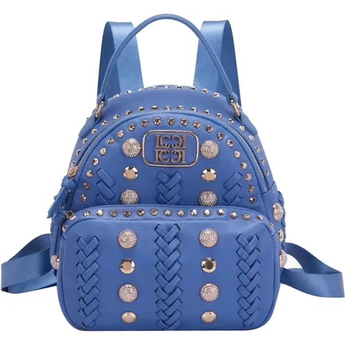 Studded Backpack , female, Sizes: ONE SIZE - La Carrie - Modalova