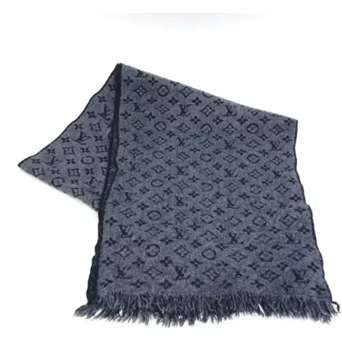 Pre-owned Scarves, male, , Size: ONE SIZE Pre-owned Wool scarves - Louis Vuitton Vintage - Modalova