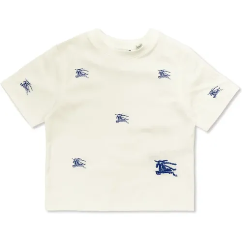 Kinder T-Shirt mit Logo Burberry - Burberry - Modalova