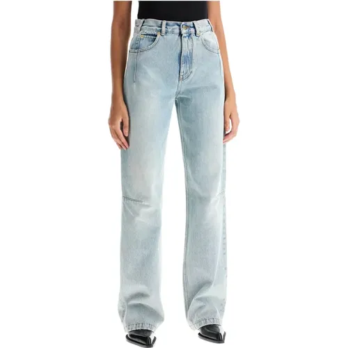 High-Waist Straight Leg Jeans , Damen, Größe: W26 - DARKPARK - Modalova