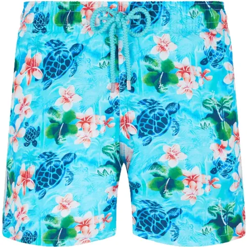 Turtles Jungle Swim Shorts , male, Sizes: L - Vilebrequin - Modalova