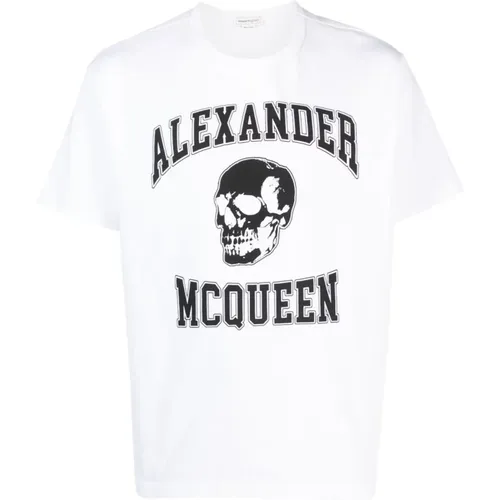 T-shirts and Polos , male, Sizes: L, XL, S, M - alexander mcqueen - Modalova