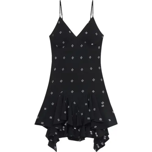 G Plumetis Short Dress , female, Sizes: XS - Givenchy - Modalova