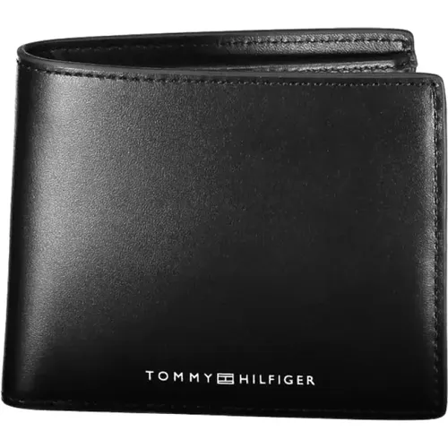 Wallets & Cardholders, male, , Size: ONE SIZE Leather Wallet - Tommy Hilfiger - Modalova