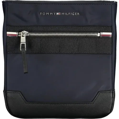 Messenger Bags, male, , Size: ONE SIZE Men's Crossbody Bag Contrast Details - Tommy Hilfiger - Modalova