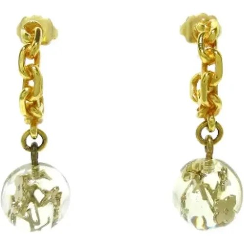 Pre-owned Jewellery, female, , Size: ONE SIZE Pre-owned Metal earrings - Louis Vuitton Vintage - Modalova