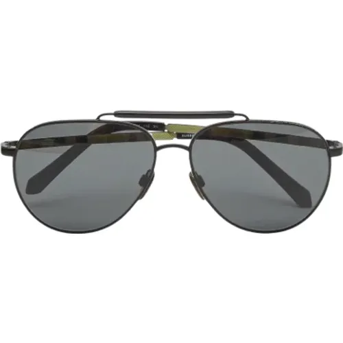 Pre-owned Accessories, female, , Size: ONE SIZE Pre-owned Metal sunglasses - Burberry Vintage - Modalova