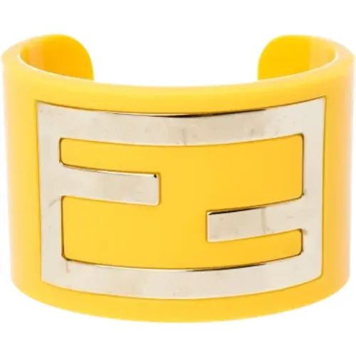 Pre-owned Jewellery, female, , Size: ONE SIZE Pre-owned Fabric bracelets - Fendi Vintage - Modalova