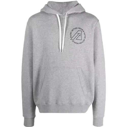 Logo Print Hoodie , Herren, Größe: M - Autry - Modalova