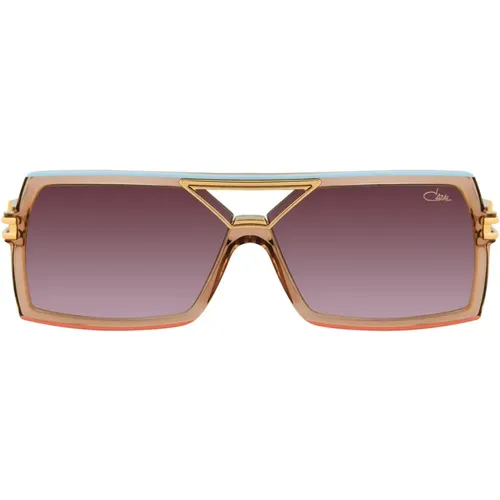 Vintage Rectangular Sunglasses with Titanium Details , unisex, Sizes: 61 MM - Cazal - Modalova