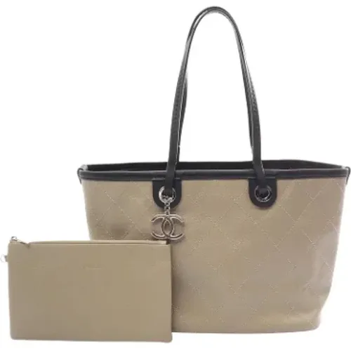 Pre-owned Leather totes , female, Sizes: ONE SIZE - Chanel Vintage - Modalova