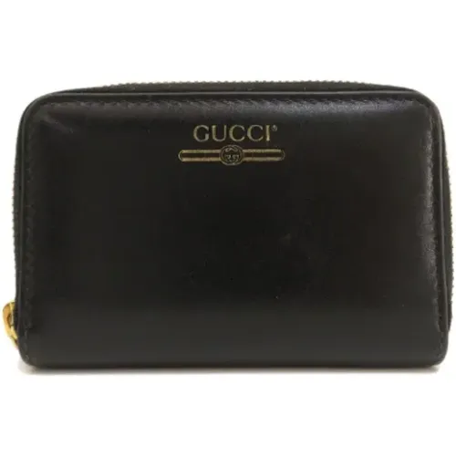 Pre-owned Wallets, female, , Size: ONE SIZE Pre-owned Leather wallets - Gucci Vintage - Modalova