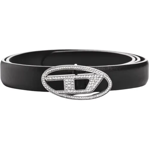 Belts, male, , Size: 80 CM Sparkling Strass Belt B-1Dr - Diesel - Modalova