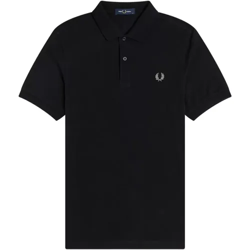 M6000 Plain Polo - /Chrome , male, Sizes: S, XL, M, L, 3XL - Fred Perry - Modalova