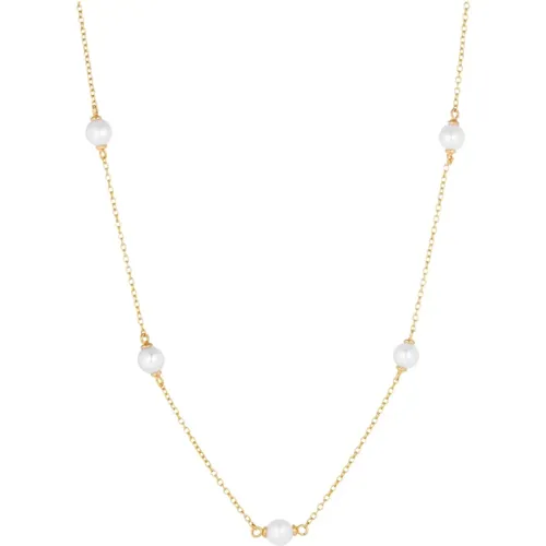 Vergoldete Perlenkette , Damen, Größe: ONE Size - Sif Jakobs Jewellery - Modalova